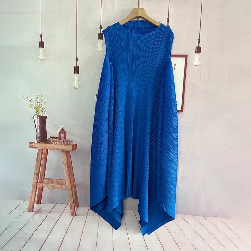 Denise Flowy Pleated Dress