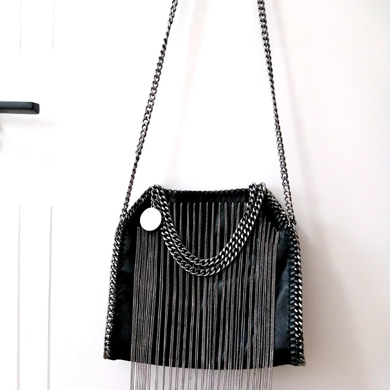 Vella Tassel Chain Crossbody Bag