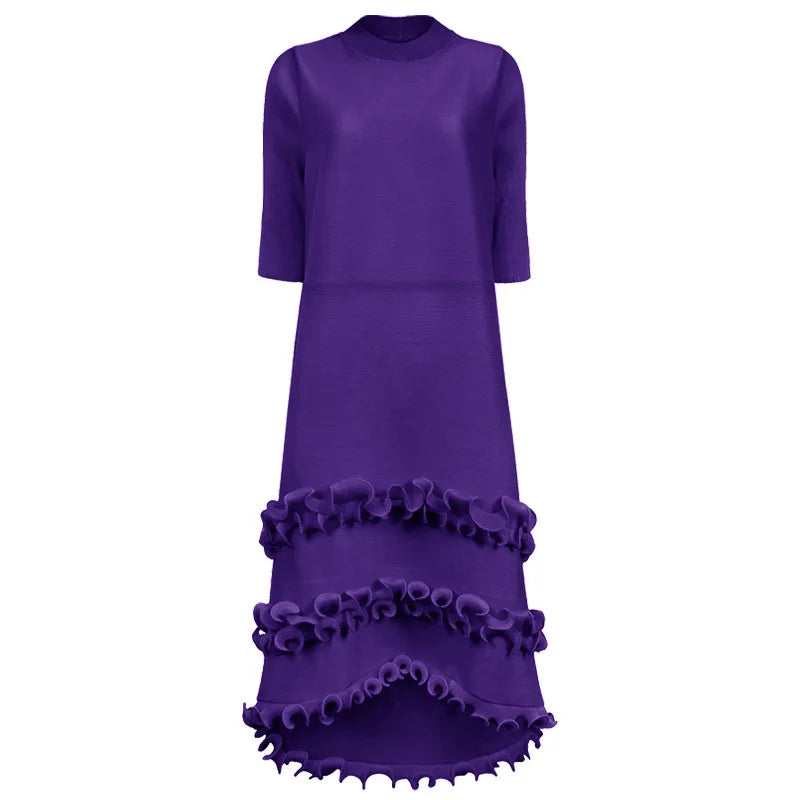 Three Layer Ruffles Maxi