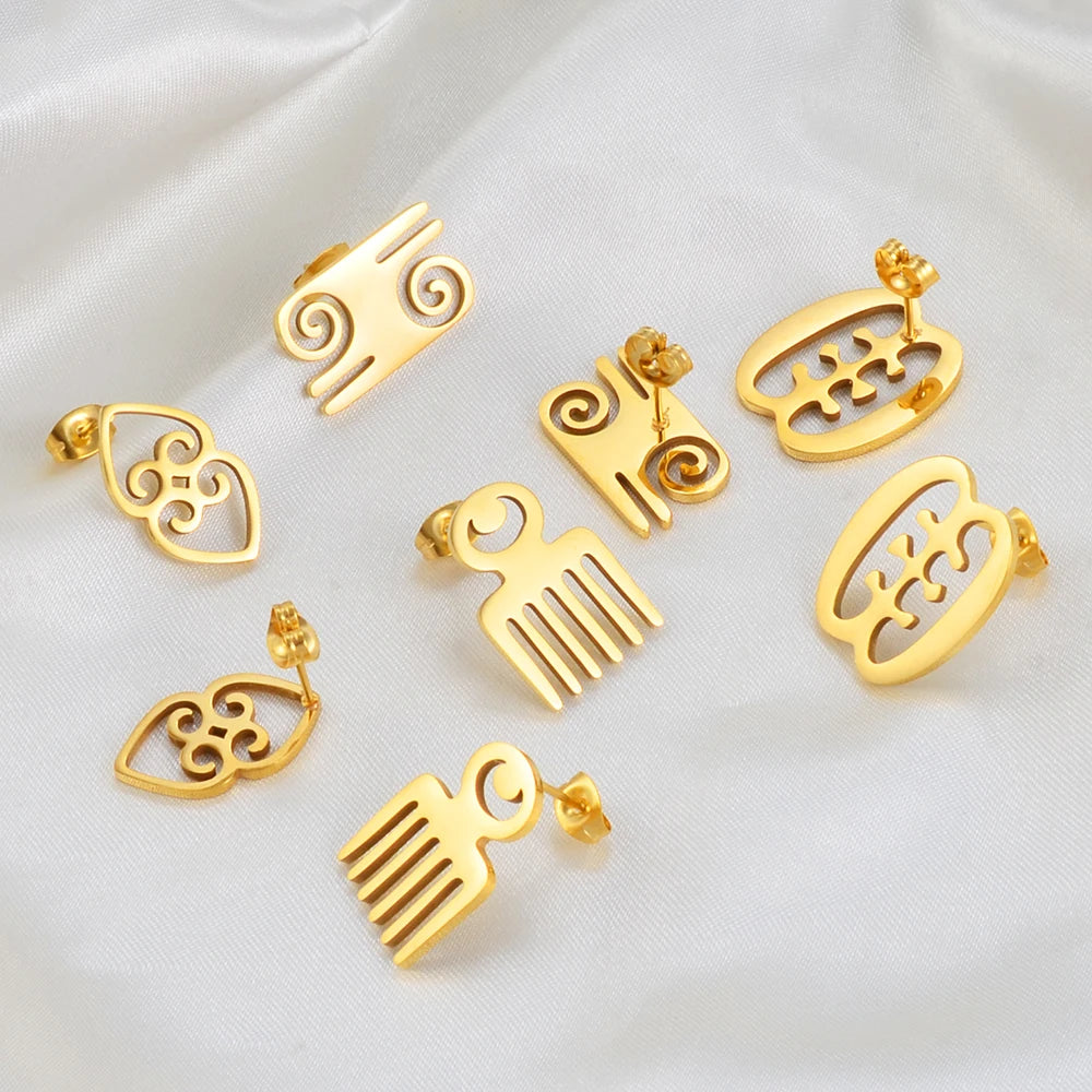 Gye Nyame Studs