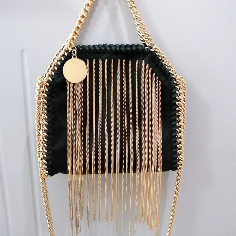 Vella Tassel Chain Crossbody Bag