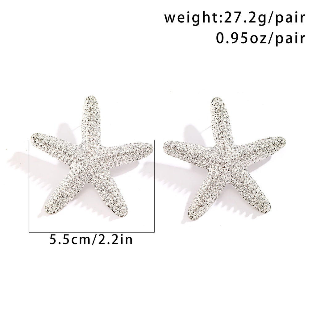 Oversized Starfish Studs