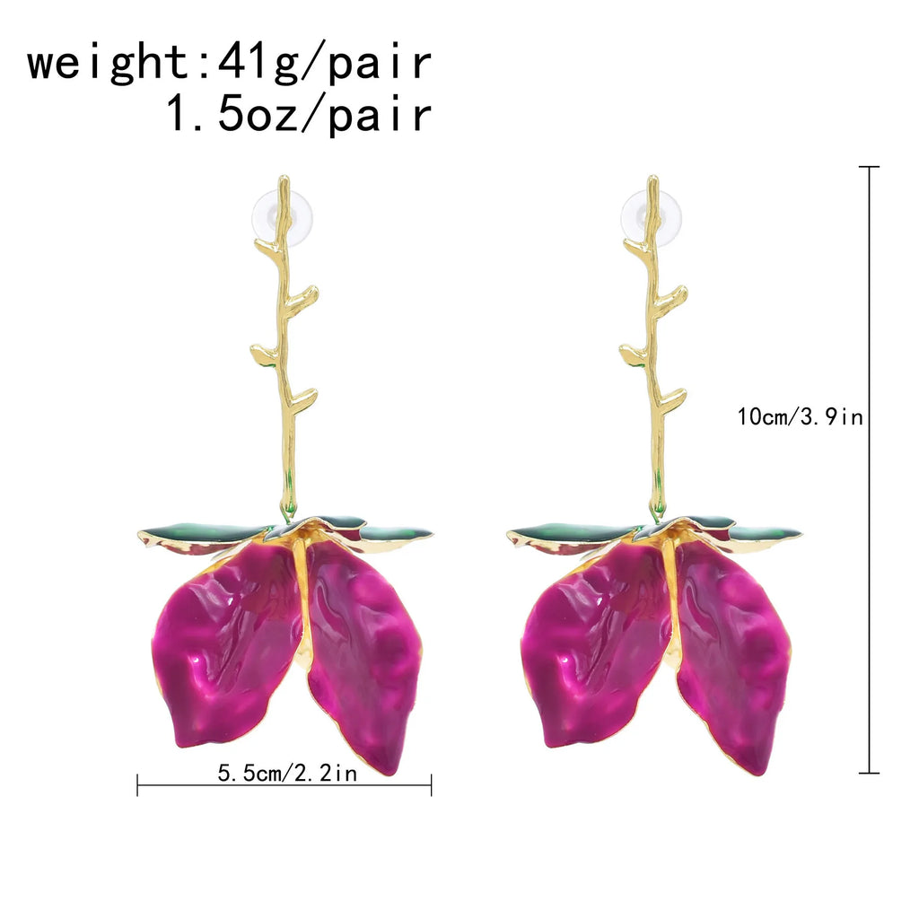 Tree Bloom Drop Earrings