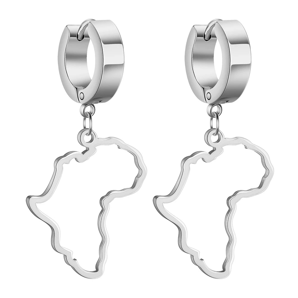 Africa Outline Map Hoops