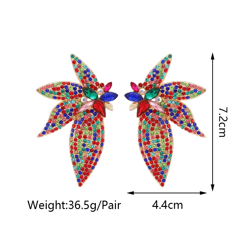 Crystal Wing Studs