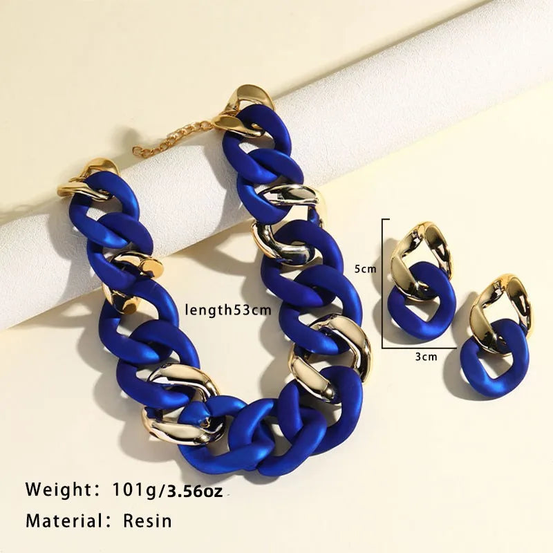 Tru Blue Necklace Set