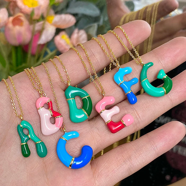 Happy Letters Necklace