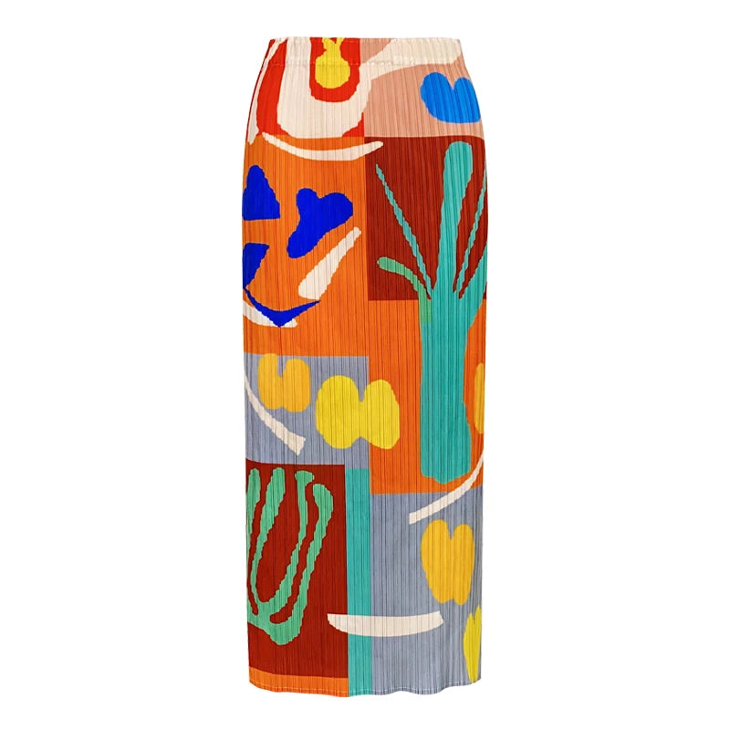 Geometric Print Maxi
