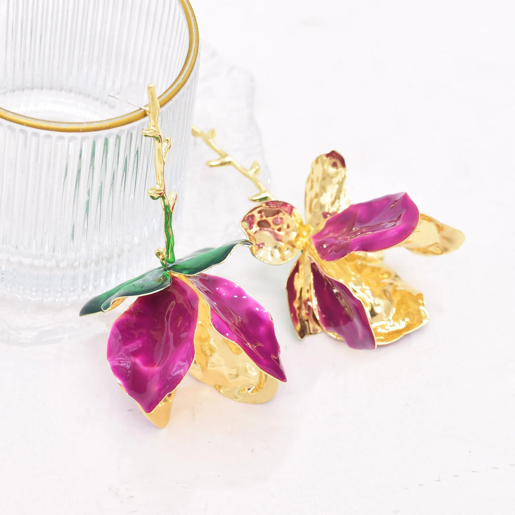 Tree Bloom Drop Earrings