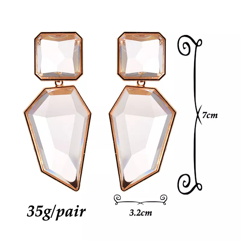 Glass Drop Earrings