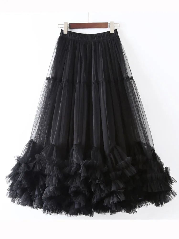 Brixton Ruffle Mesh