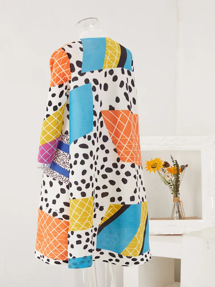 Leopard Dot Pleated