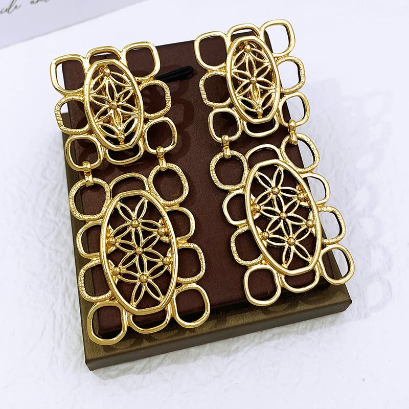 Mera Brass Earrings