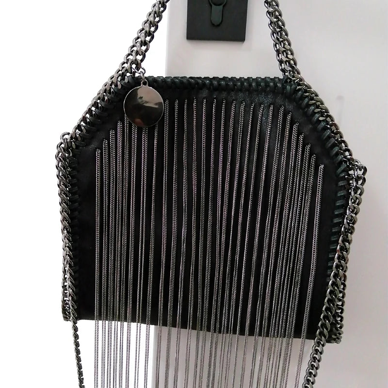 Vella Tassel Chain Crossbody Bag