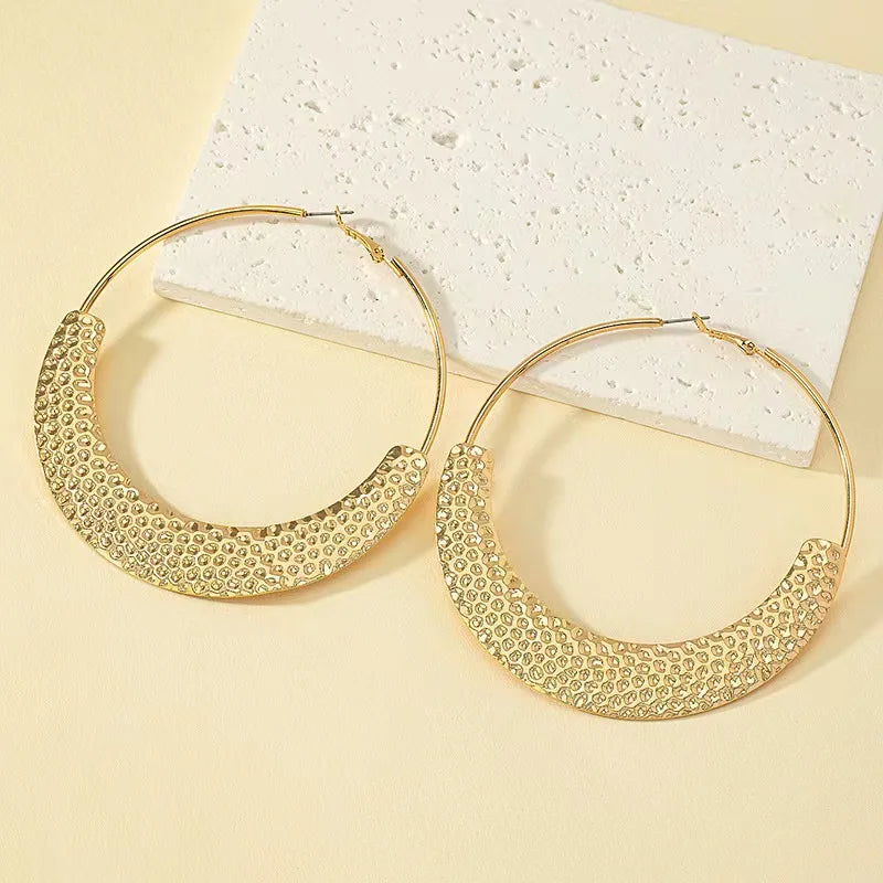 Nessie Brass Hoops