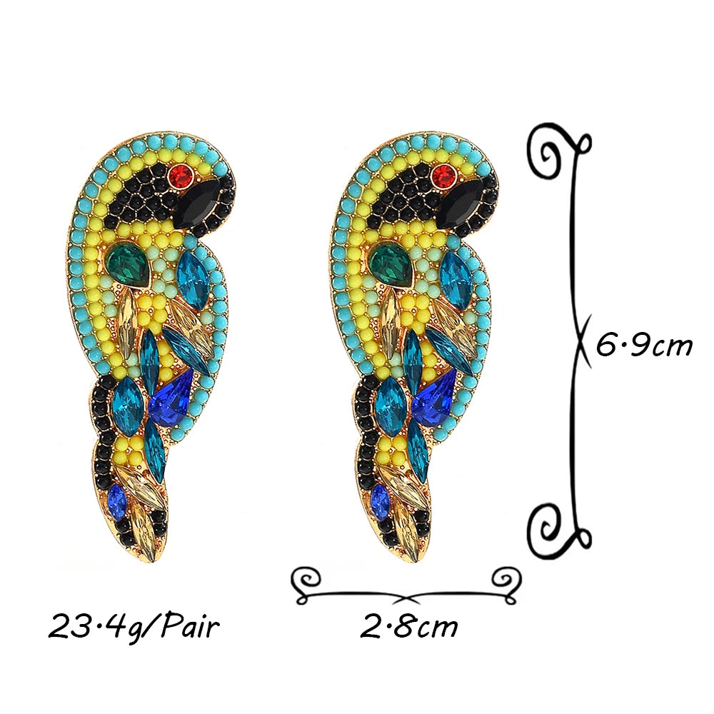 Parrot Statement Studs