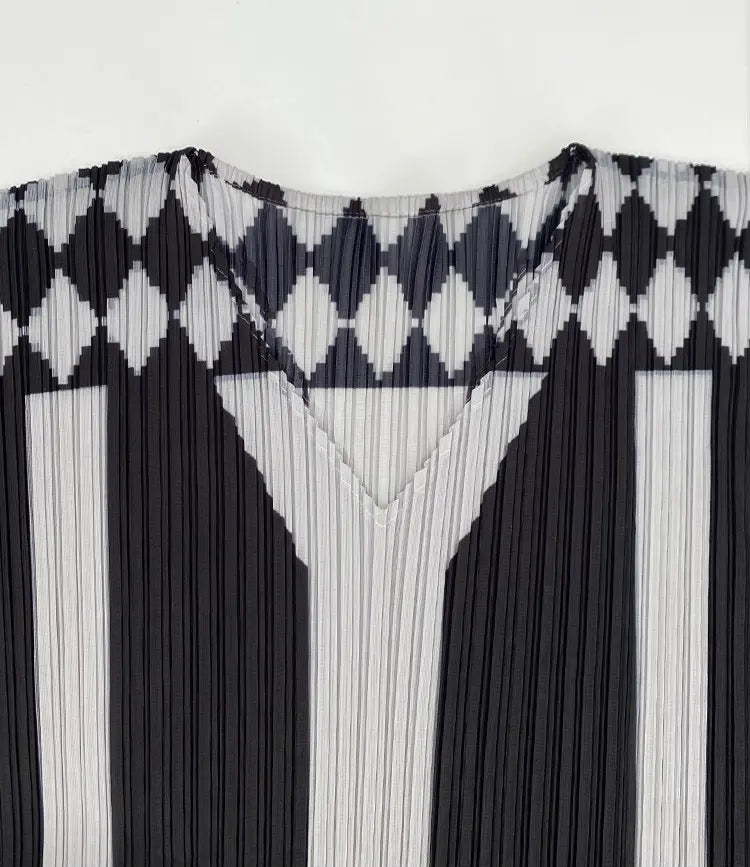 Pleated Vintage Tassel Dress