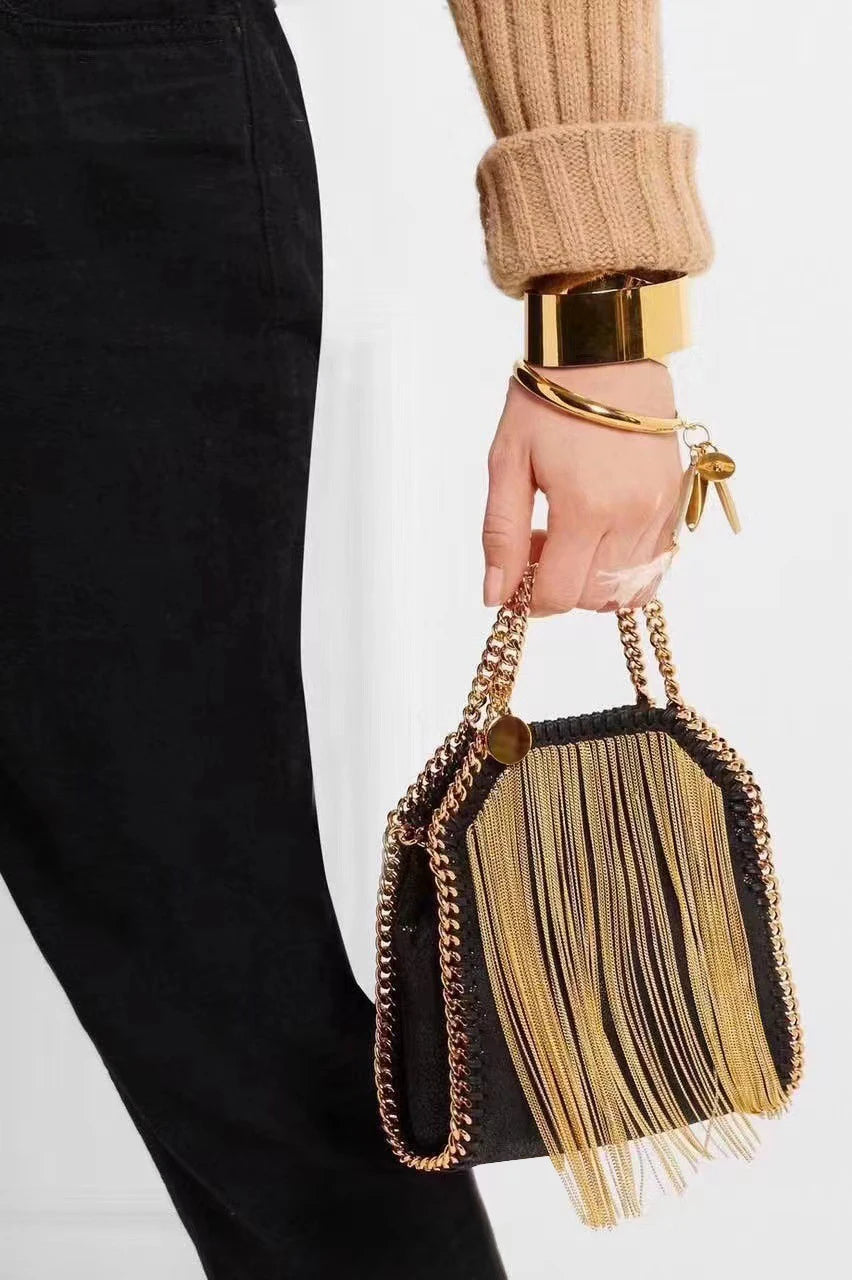 Vella Tassel Chain Crossbody Bag