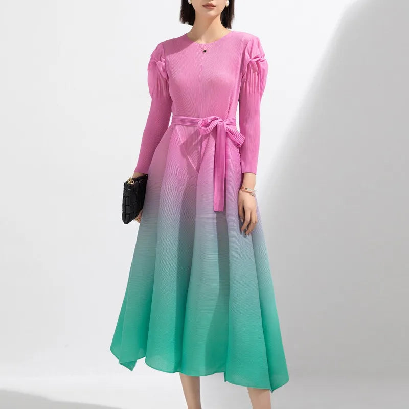 Lantern Maxi Pleated