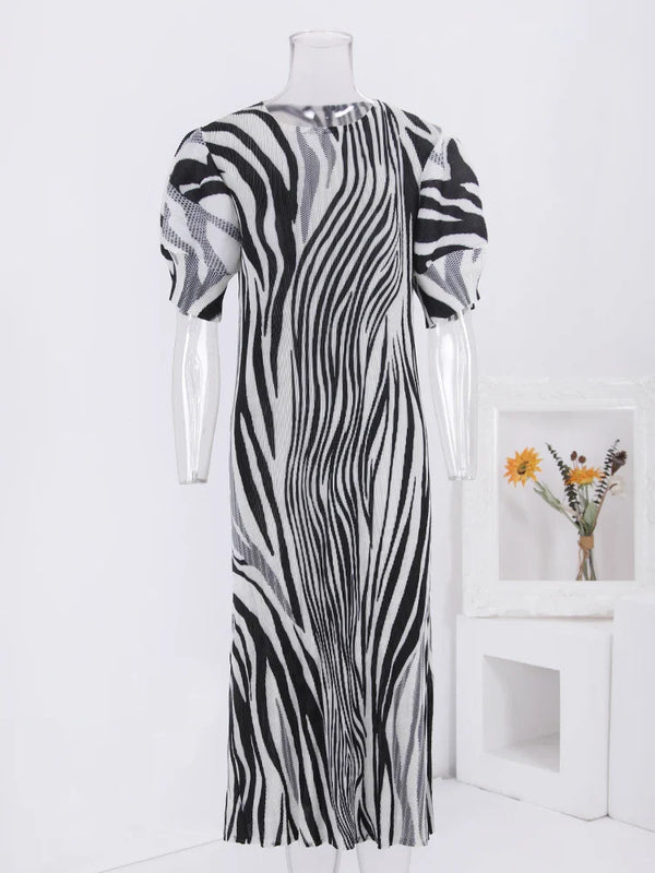 Zebra Stripe Plisse