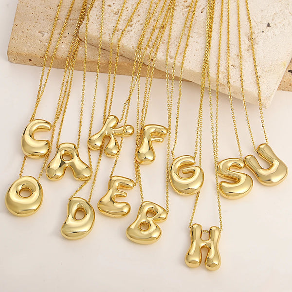 Bubble Letter Necklace