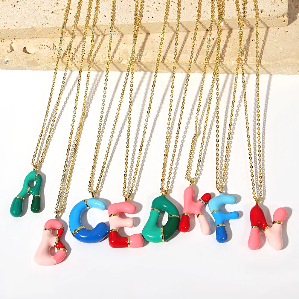 Happy Letters Necklace