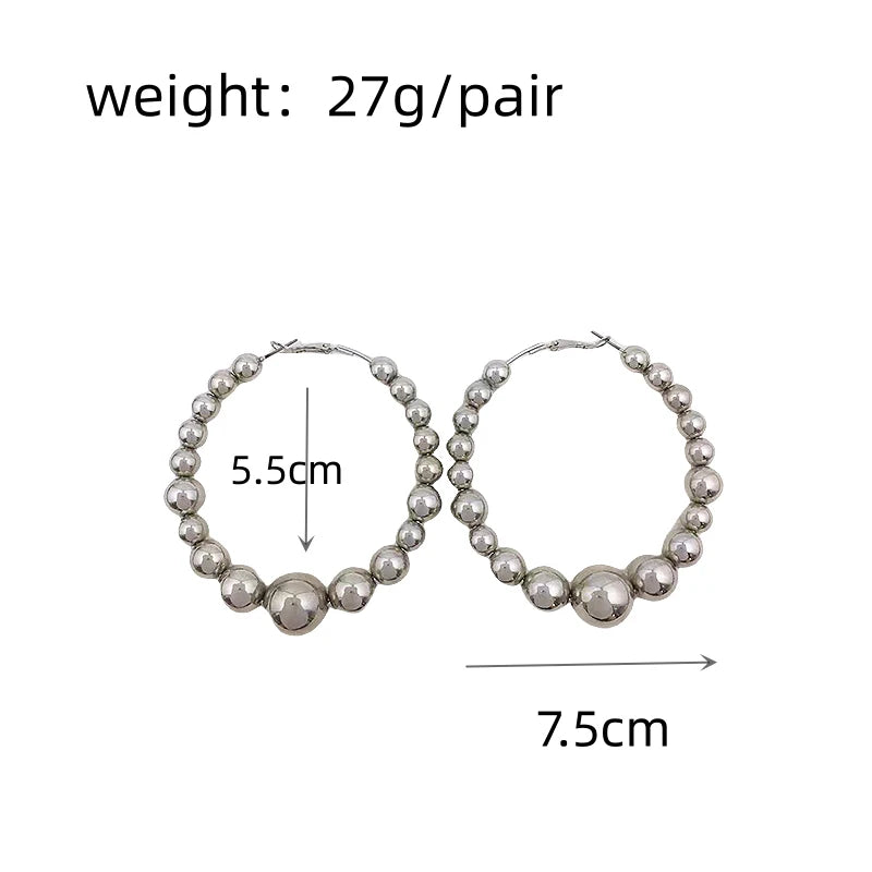 Pearly Luxe Hoops