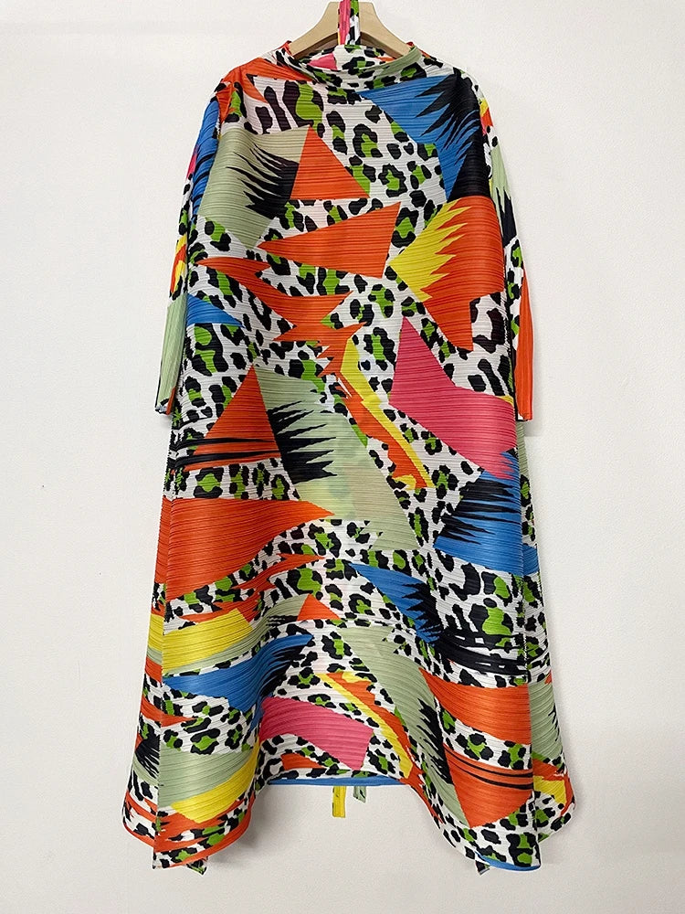 Animal Print Plisse