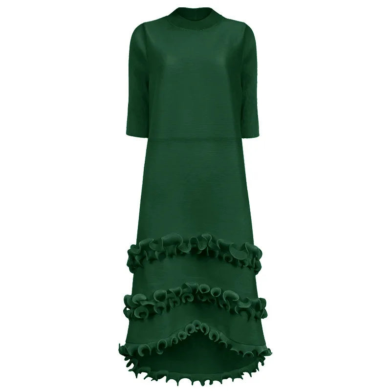 Three Layer Ruffles Maxi