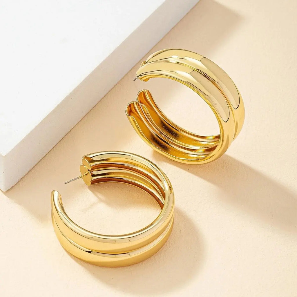 Kora Double Hoops