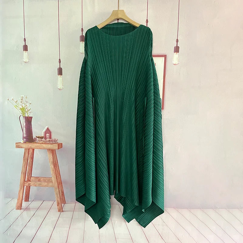 Denise Flowy Pleated Dress