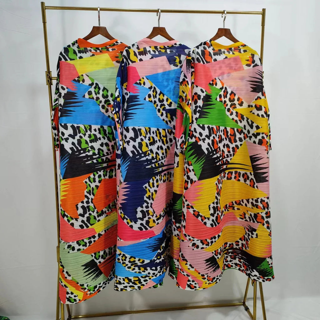 Animal Print Plisse