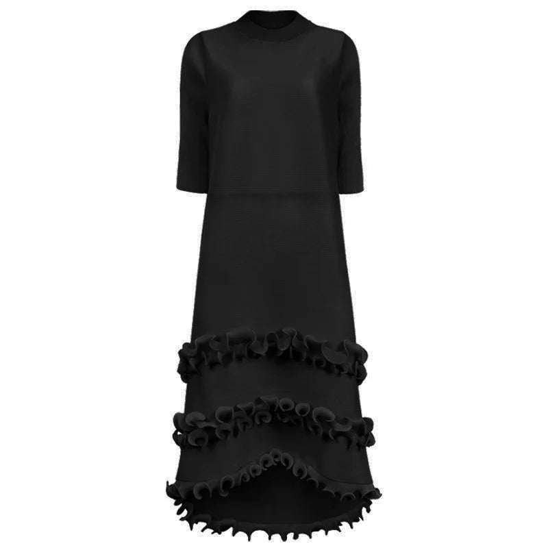 Three Layer Ruffles Maxi