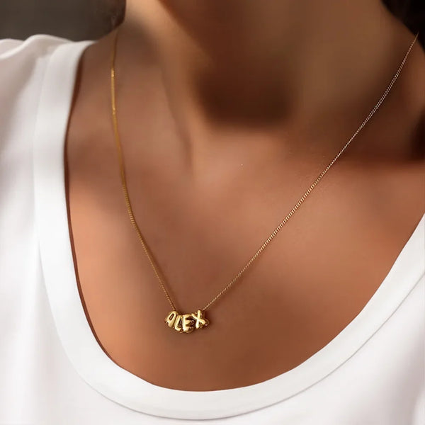 My 3D Initial Necklace