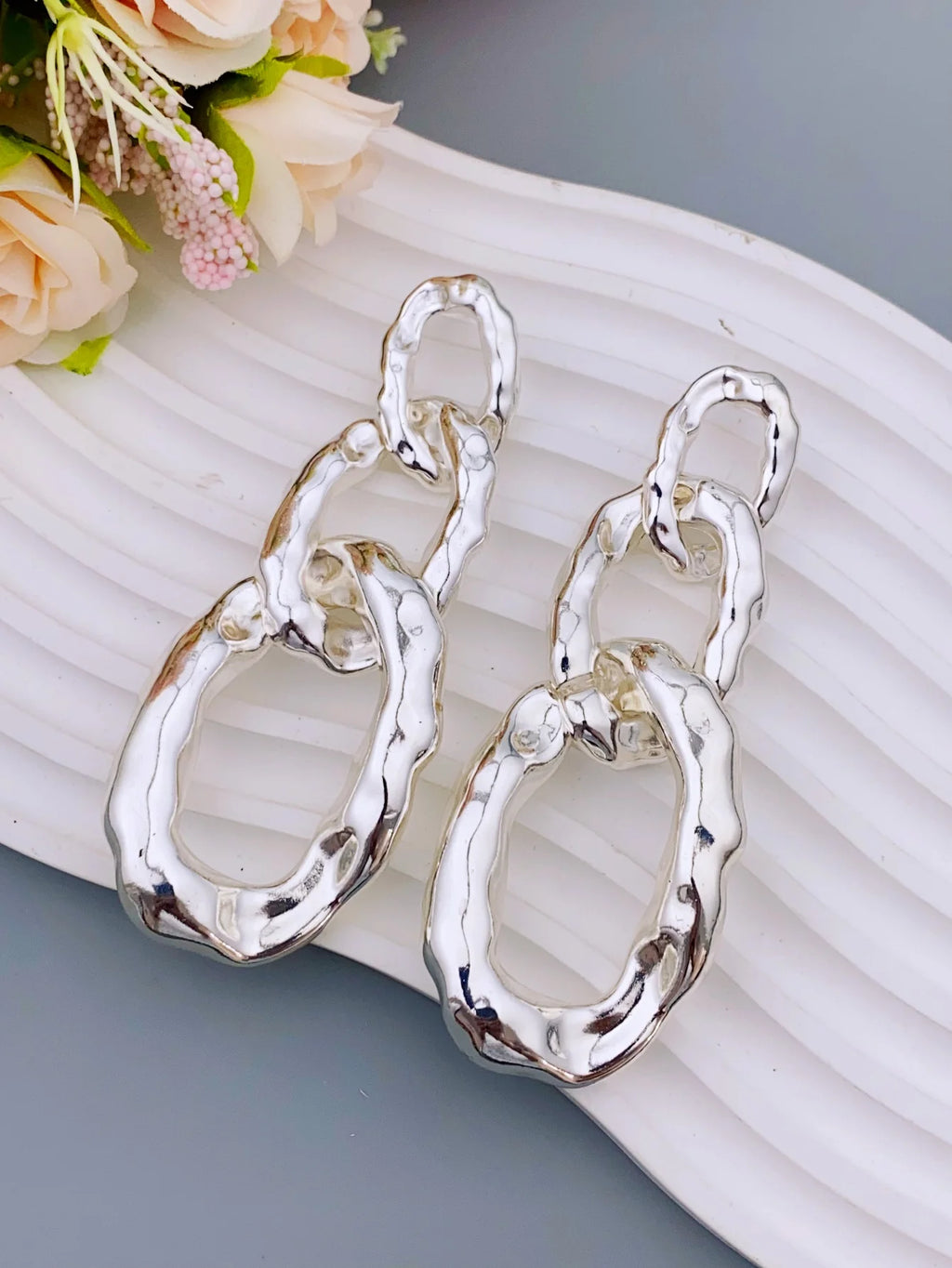 Loop Link Earrings