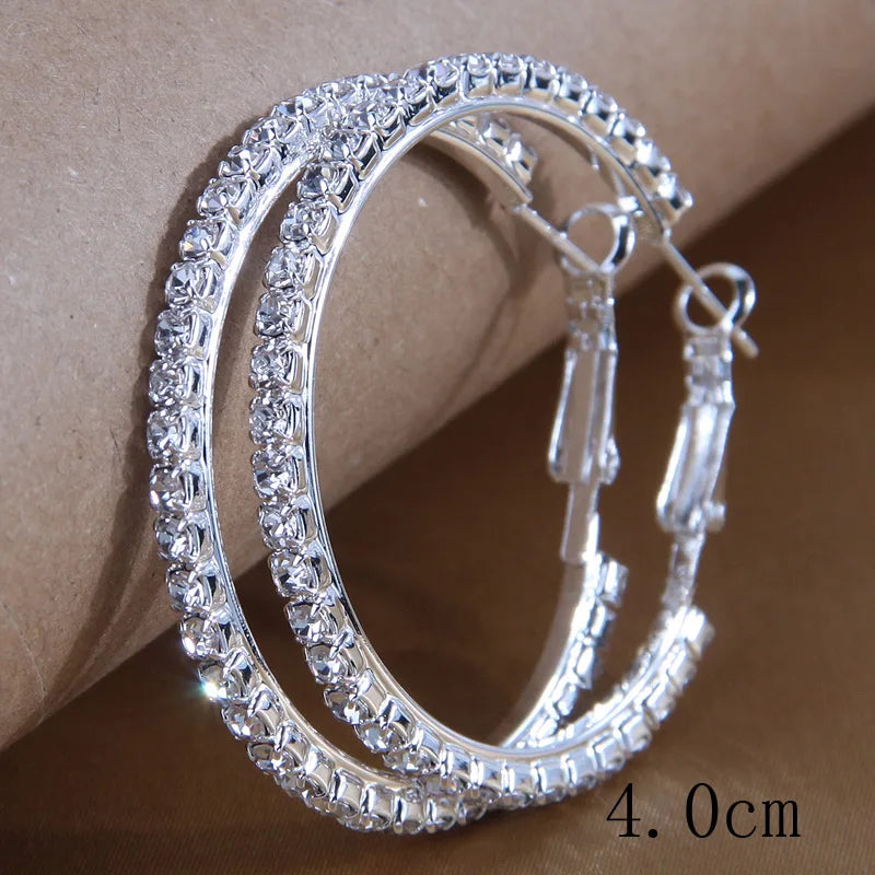 Raya Crystal Hoops