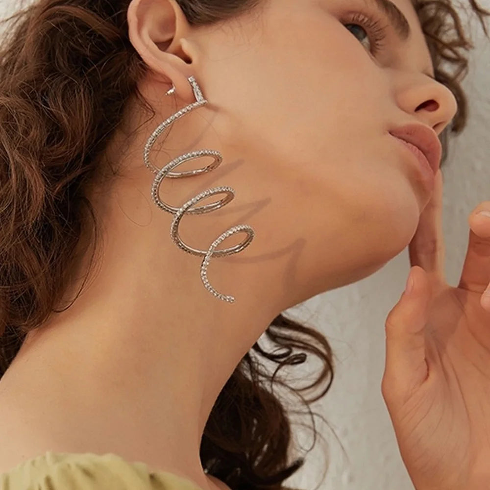 Curly Mae Statement Earrings