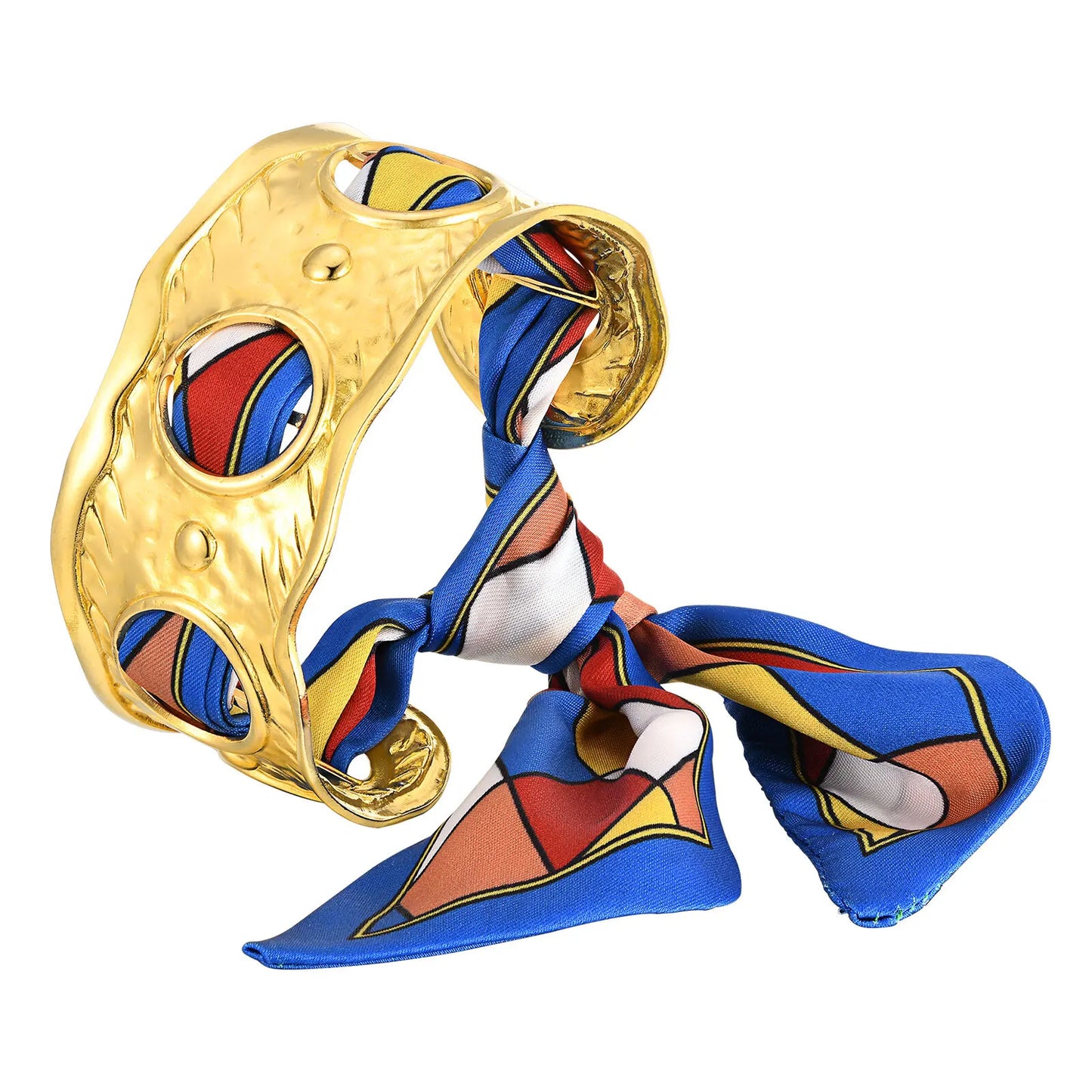 Silk Scarf Cuff
