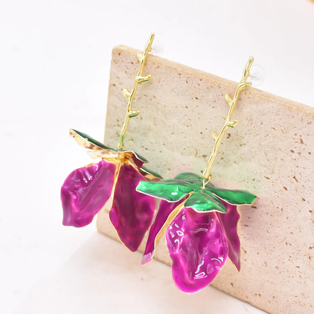 Tree Bloom Drop Earrings