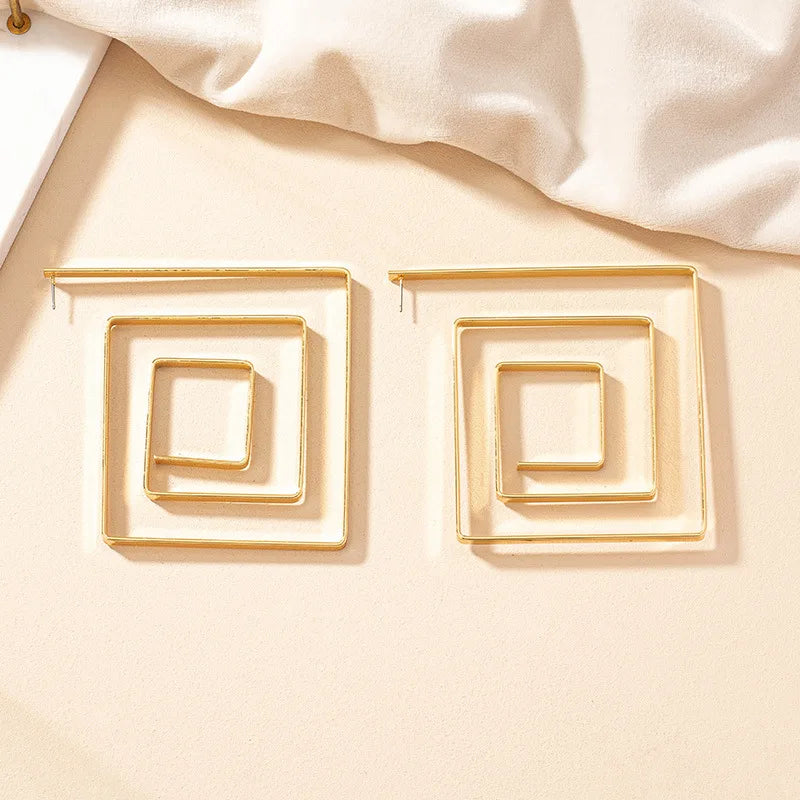 Quad Geometric Earrings