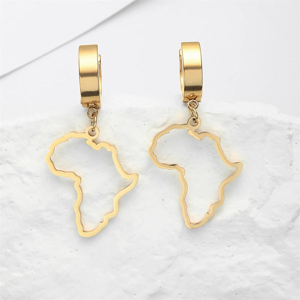 Africa Outline Map Hoops