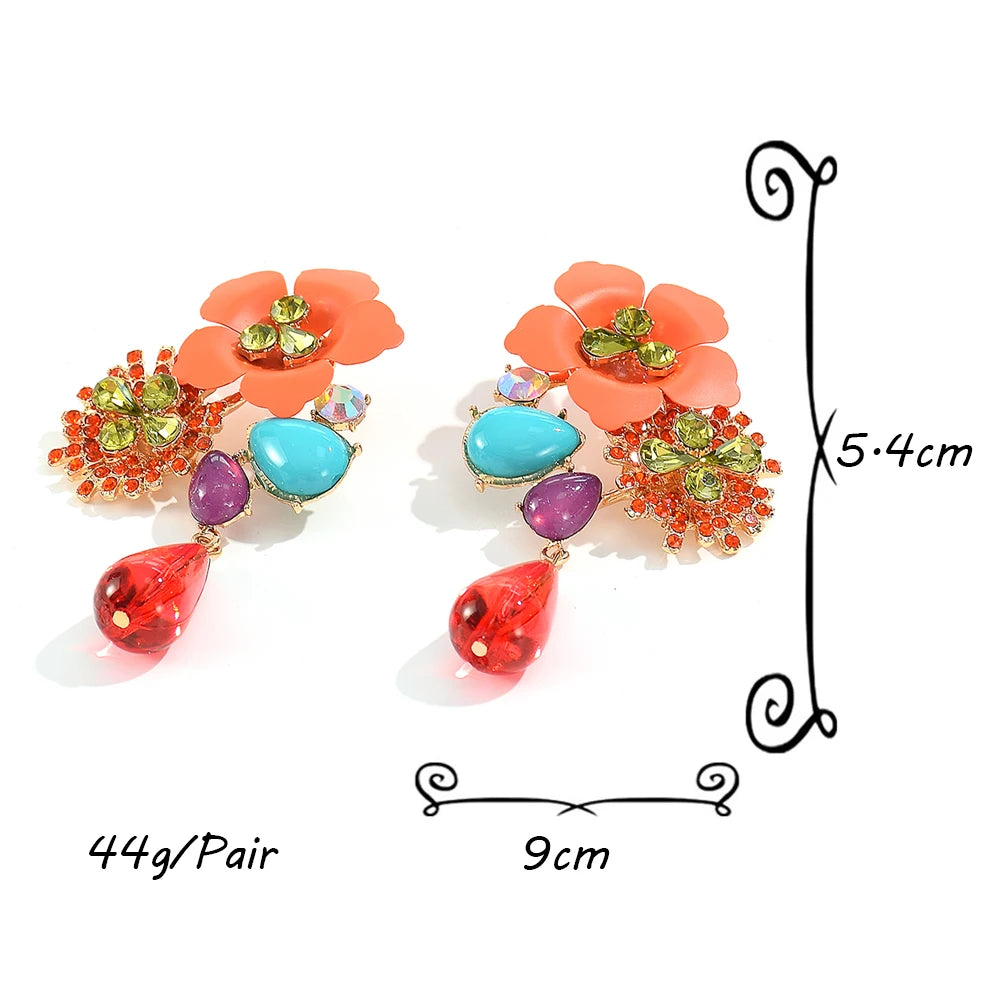 Rhianna Floral Earrings