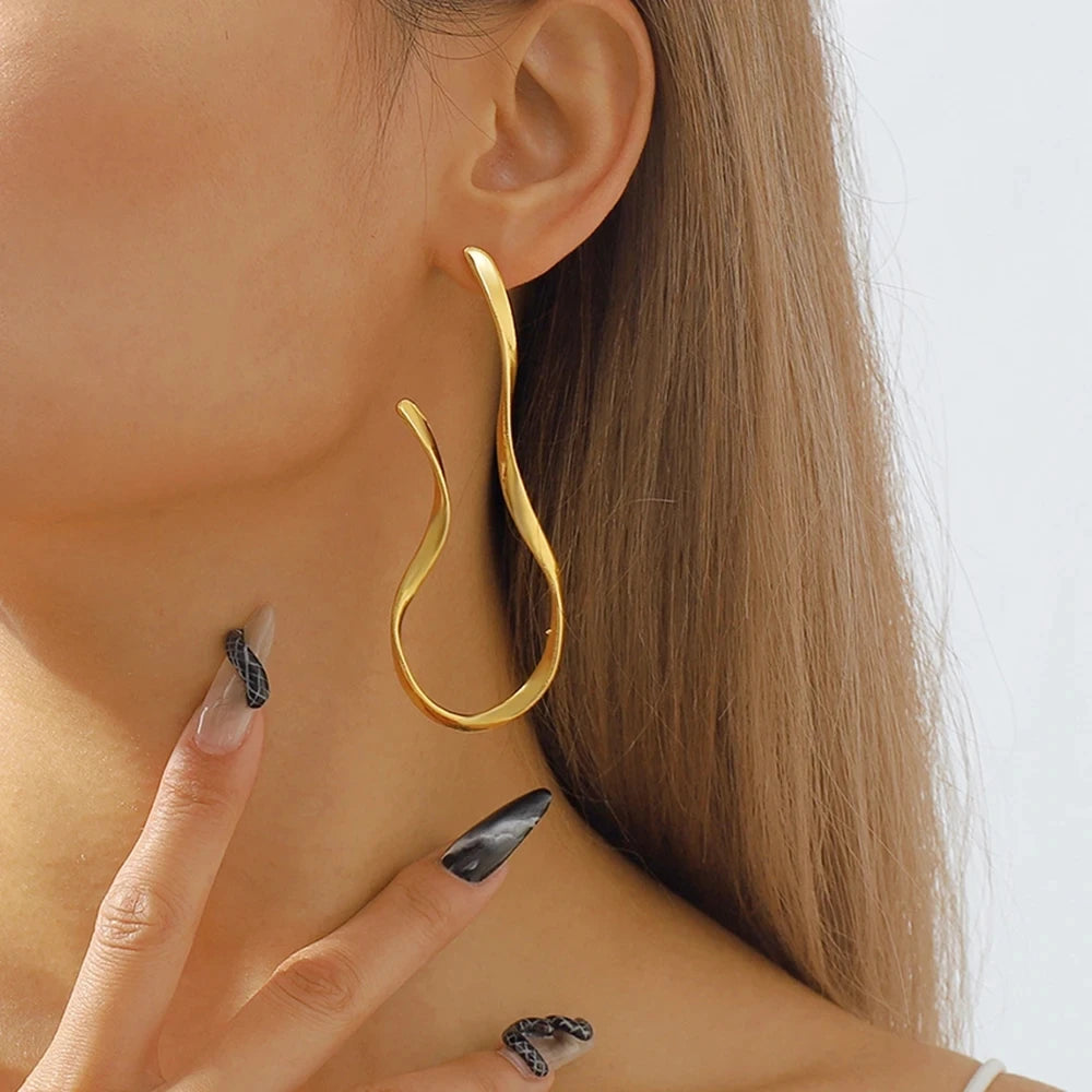 Twisted Statement Earrings