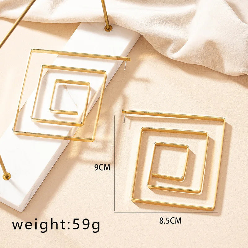 Quad Geometric Earrings