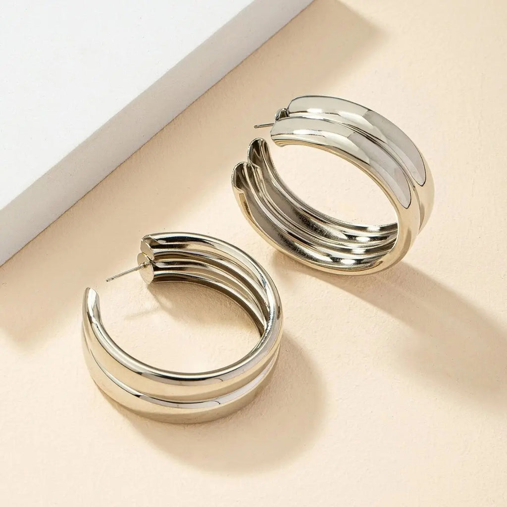 Kora Double Hoops