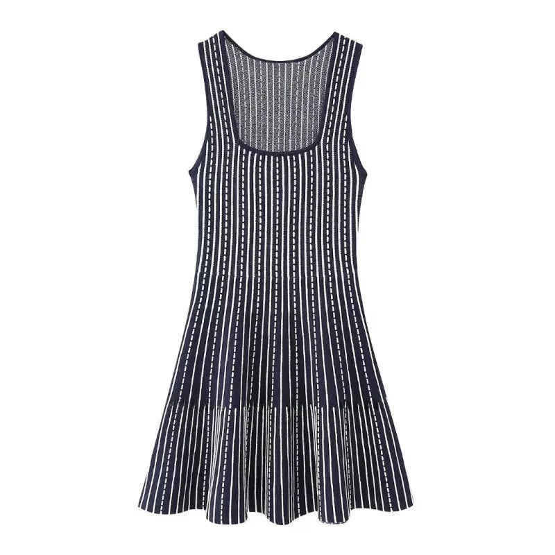 Striped Knit Mini