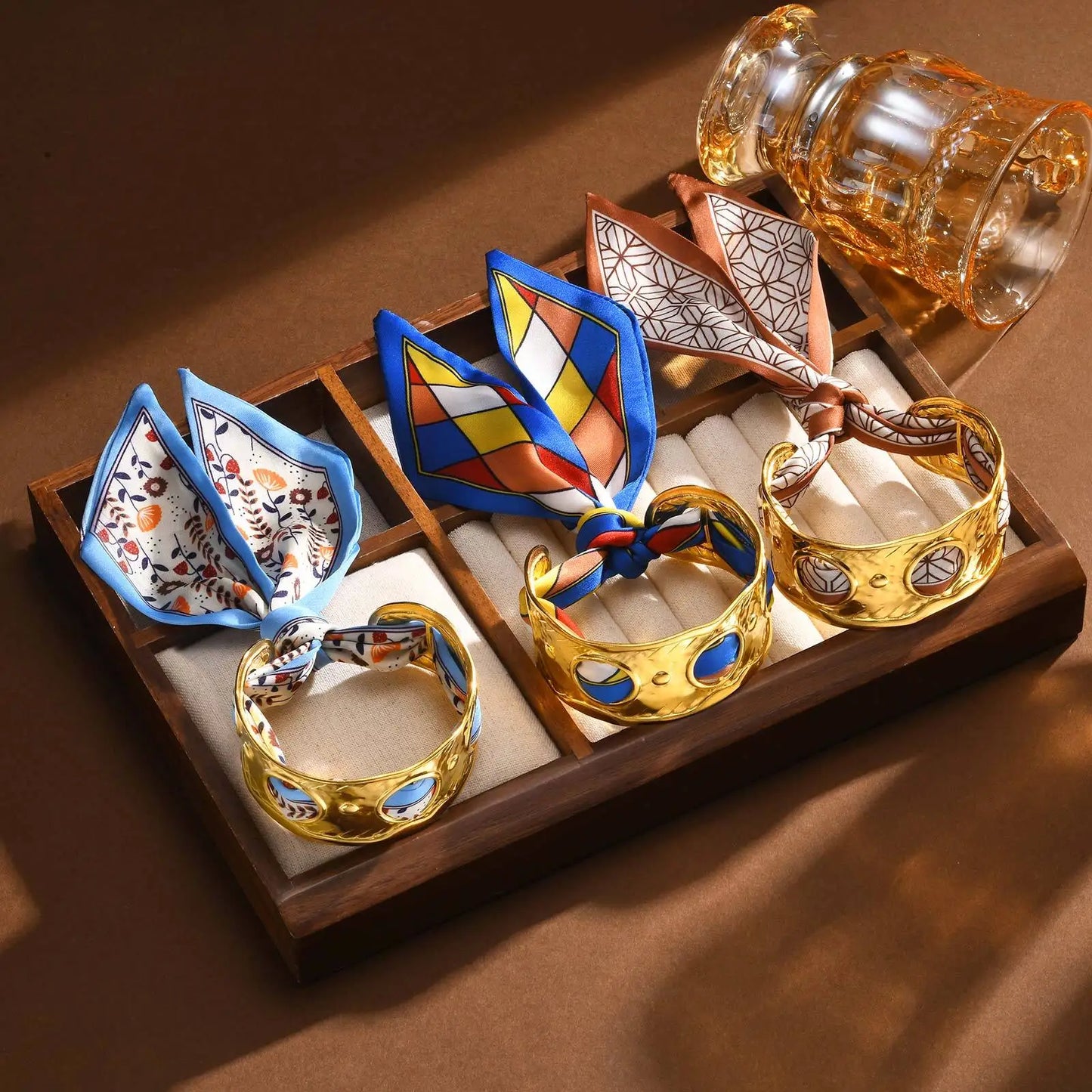 Silk Scarf Cuff