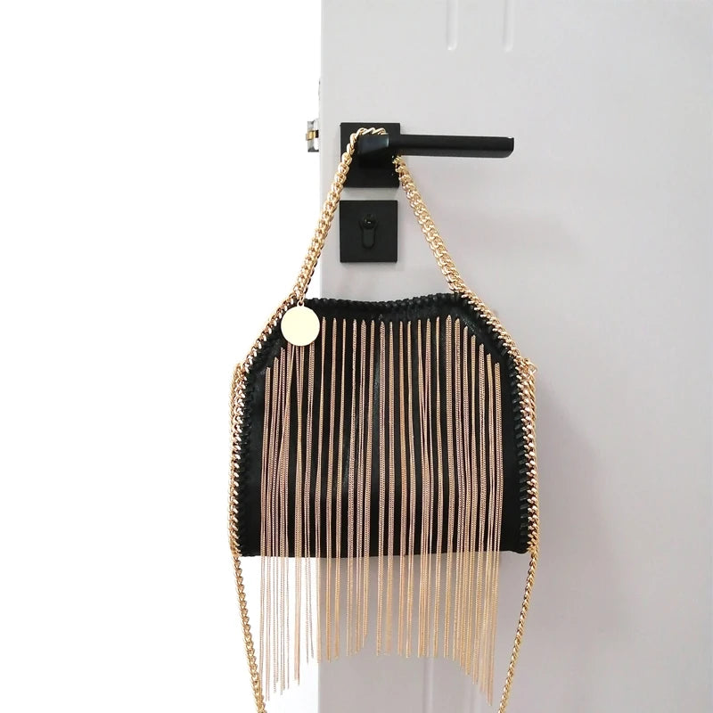 Vella Tassel Chain Crossbody Bag