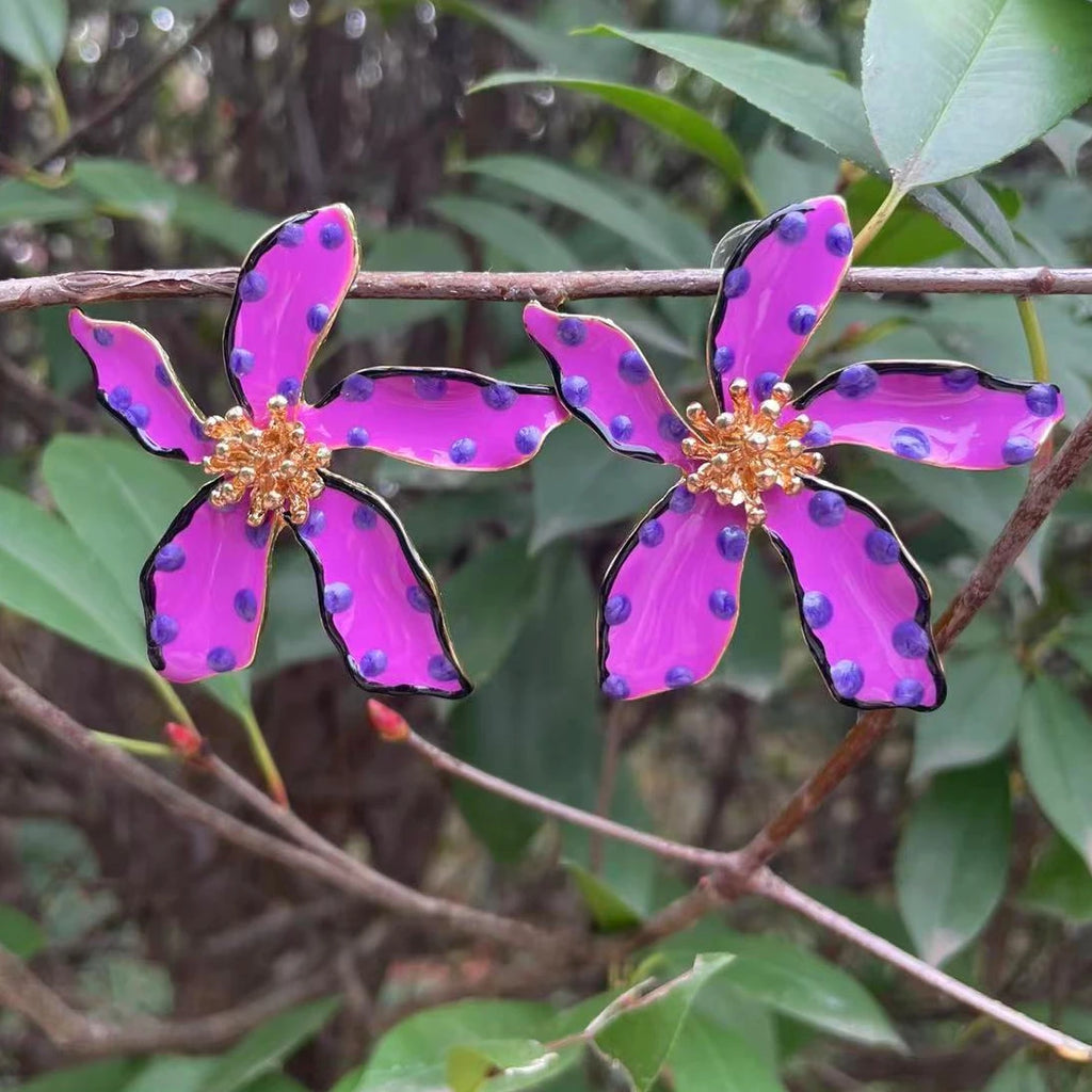 Orchid Statement Studs