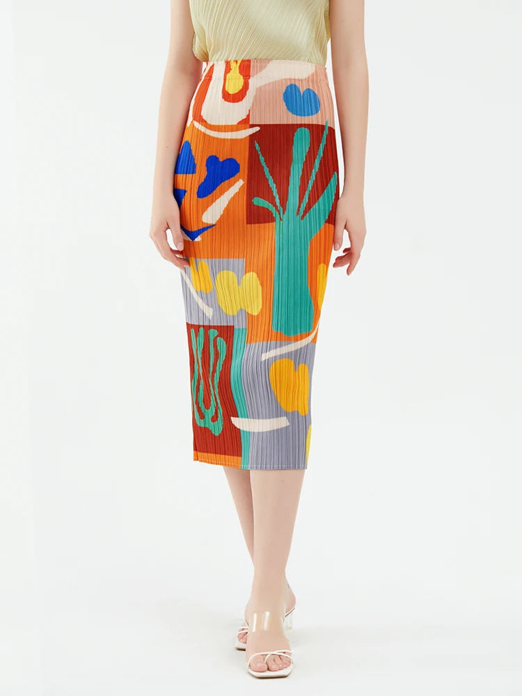 Geometric Print Maxi